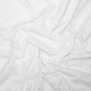 Embroided cotton - white