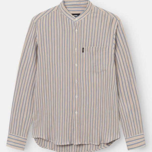 Pacific blue stripes - double gauze
