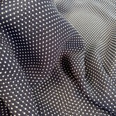 Midnight Polka Dots - voile 2 meter