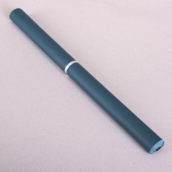 Karla imitatieleder 50 x 140cm - jeansblauw