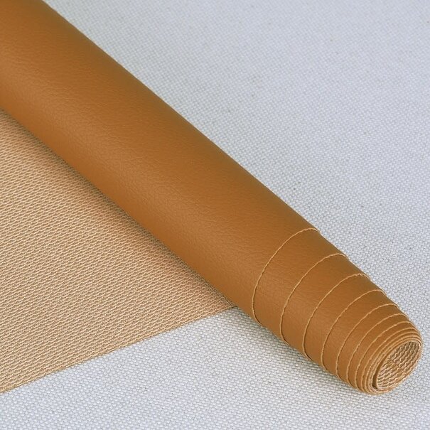 Karla imitatieleder 50 x 140cm - caramel