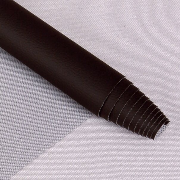 Karla imitatieleder 50 x 140cm - chocoladebruin