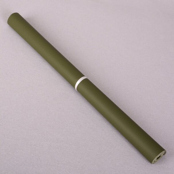 Karla imitatieleder 50 x 140cm - donker kaki