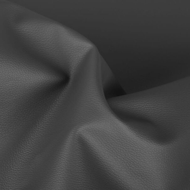 Karla imitatieleder 50 x 140cm - donker grijs