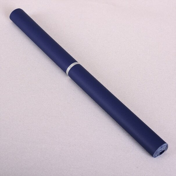 Karla imitatieleder 50 x 140cm - marine