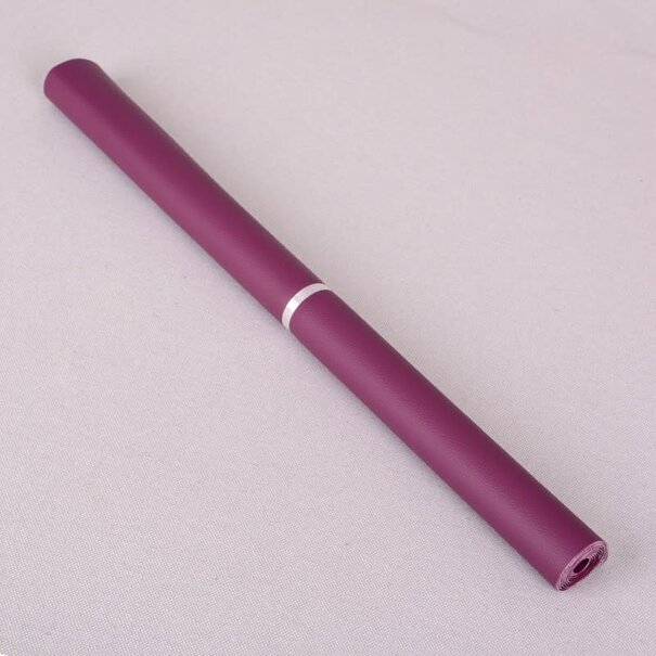 Karla imitatieleder 50 x 140cm - pruim