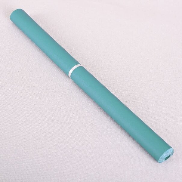 Karla imitatieleder 50 x 140cm - turquoise