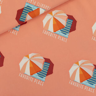 SYAS30 Favorite place - french terry (papaya punch roze)