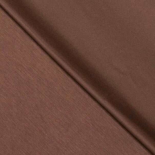 Modal interlock - chocoladebruin