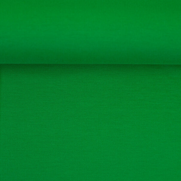 Paula modal french terry - grasgroen