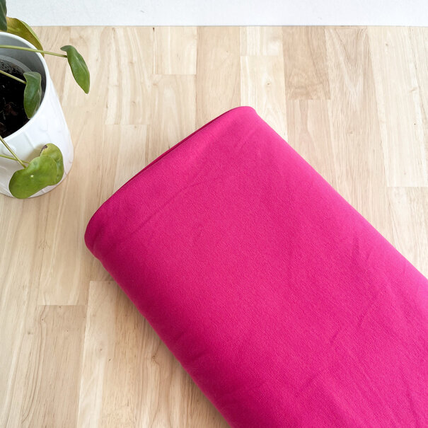 Coupon 2,70M French terry -  fuchsia SV26