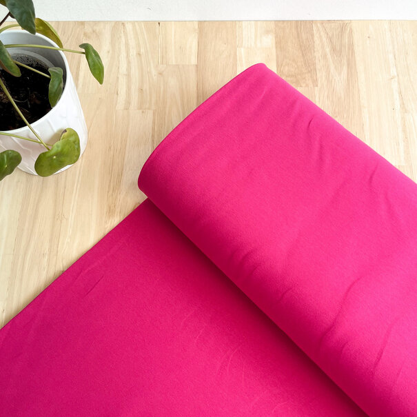 Coupon 2,70M French terry -  fuchsia SV26