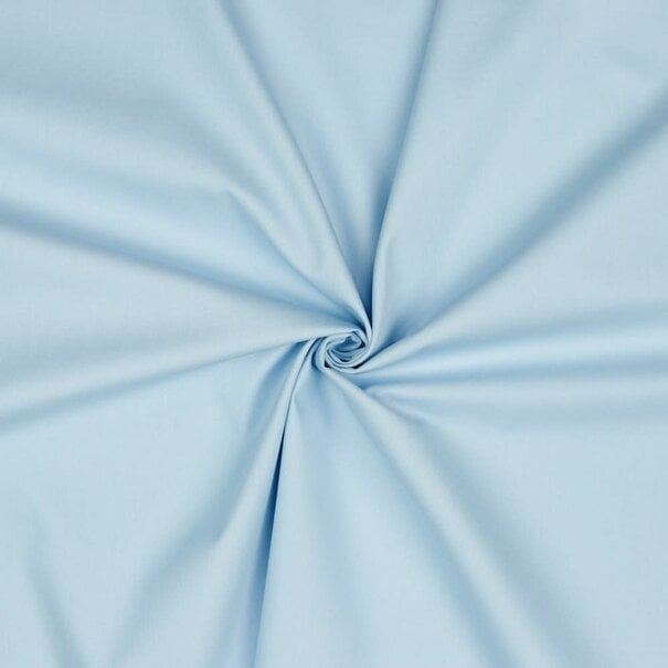 Popeline - babyblauw