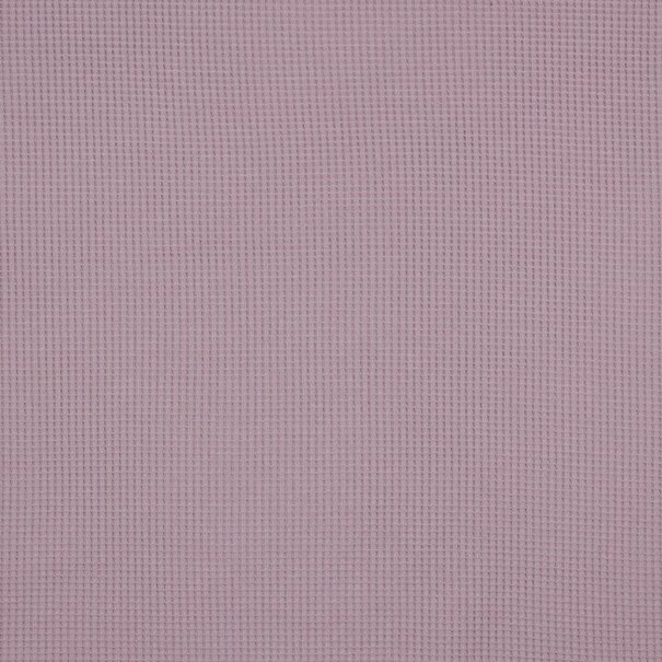 Wafeljersey bio - mauve