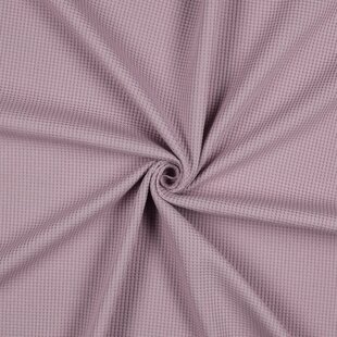 Wafeljersey bio - mauve