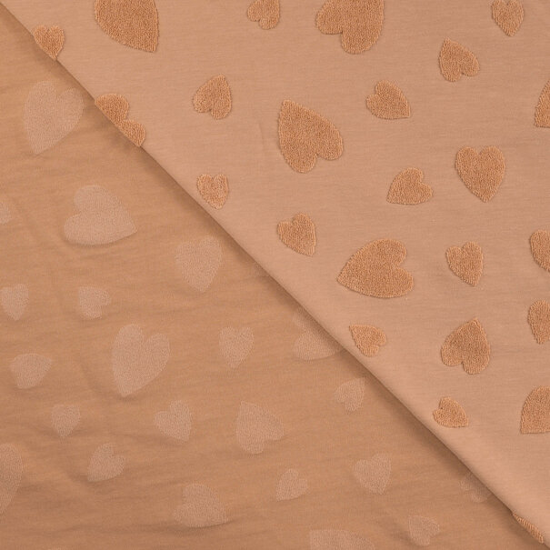 Hartjes jacquard - zalm