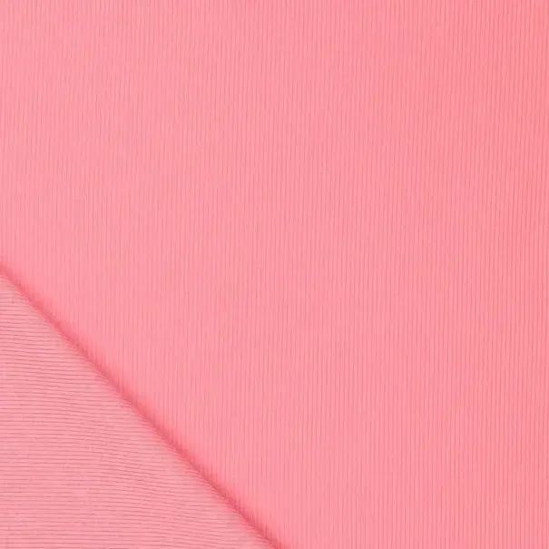 Rib jersey - roze