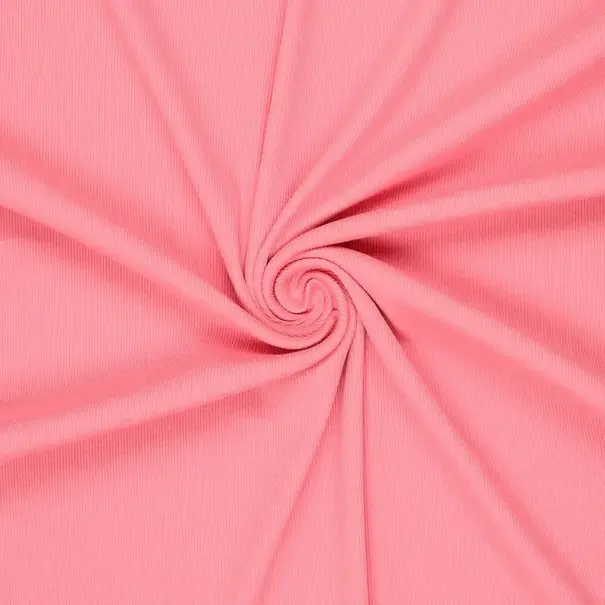 Rib jersey - roze