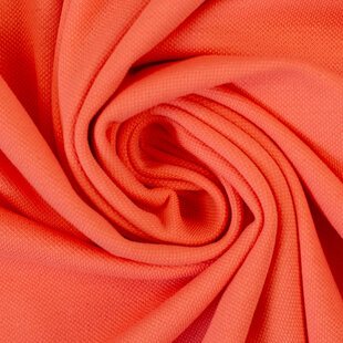 Istanbul piqué tricot - koraal
