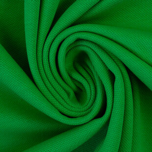 Istanbul piqué tricot - grasgroen