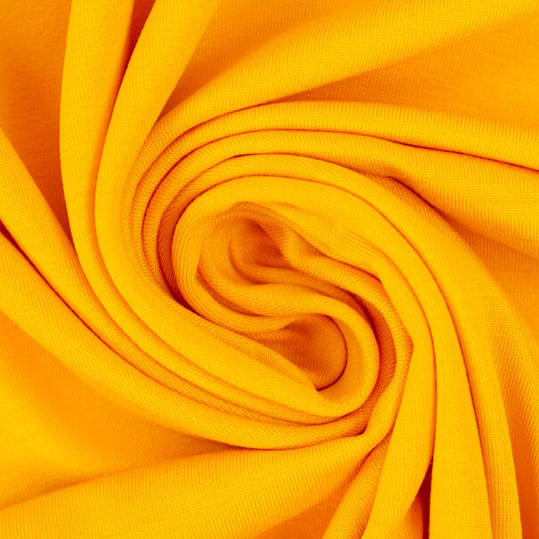 Selina viscosetricot - zonnegeel