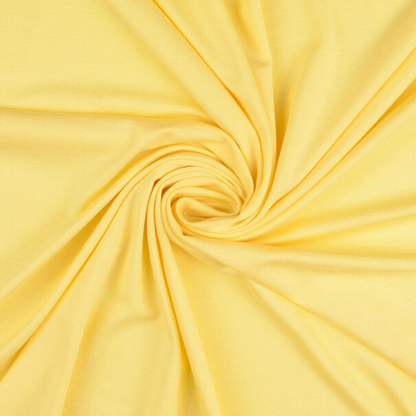 Viscosetricot - pastel geel