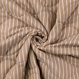 Matelassé streep - beige