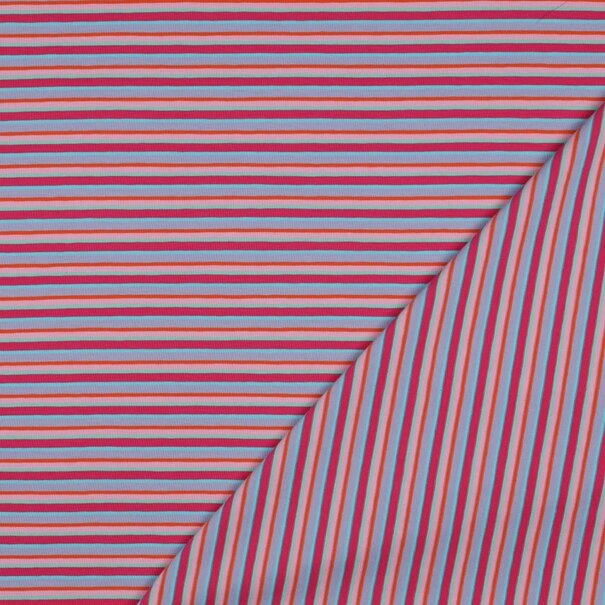 Candy stripe - katoentricot