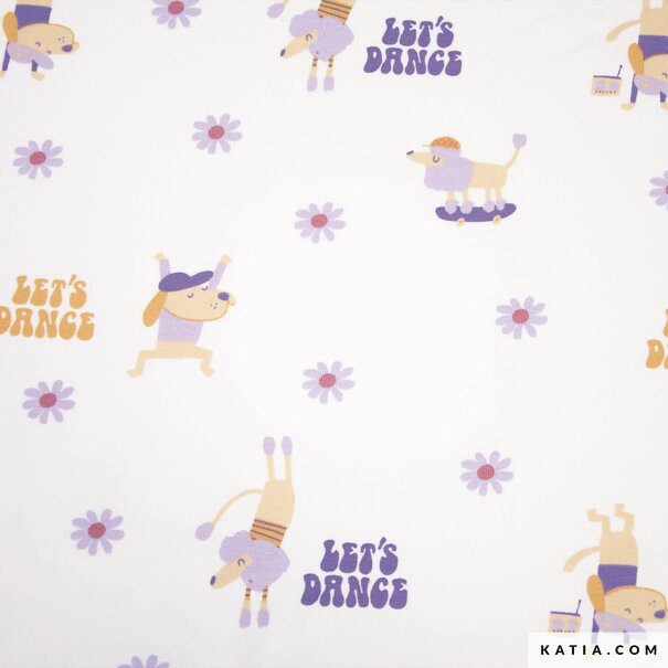 Katia Fabrics Disco Dogs - jersey