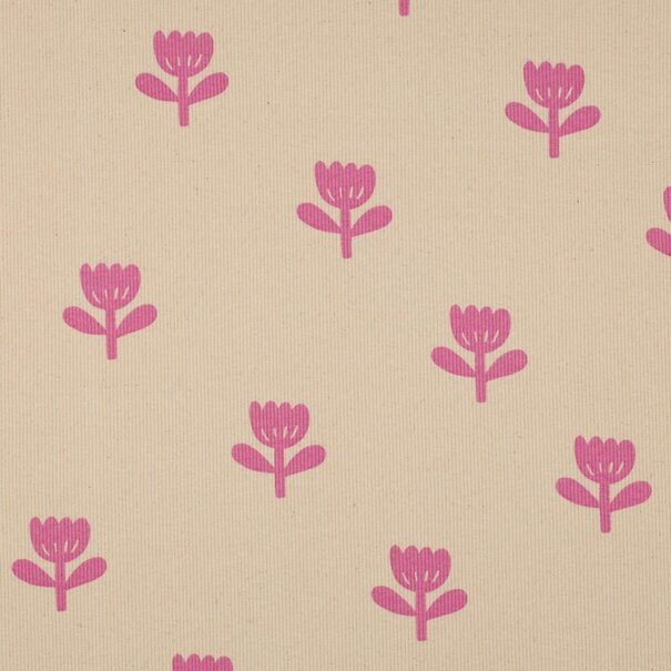Rib jersey gots - natural tulip