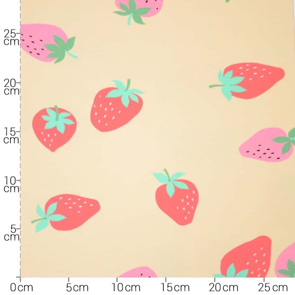 Las pink frutas - tricot