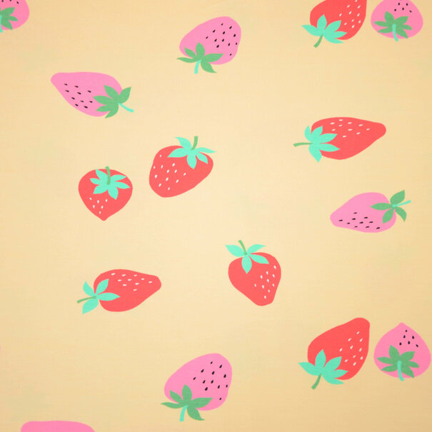 Las pink frutas - tricot