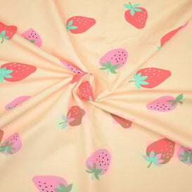 Las pink frutas - tricot