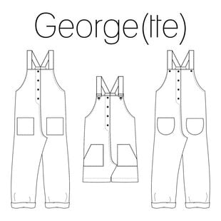 Iris May - George(tte) salopette (80-158) - digitale handleiding