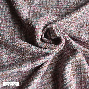 Jacquard gebreid - multicolor roze