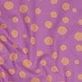 Dots peach purple - fine poplin