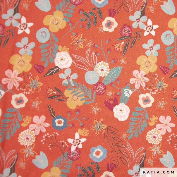 Flower rights - poplin