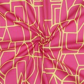 Neon abstract - cotton voile