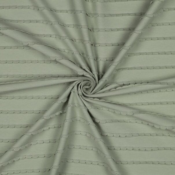 Jersey ruffles - groen