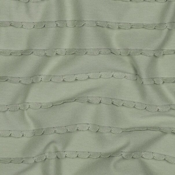 Jersey ruffles - groen