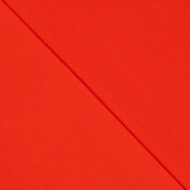 Coupon 1M Stone washed poplin - oranje SV26
