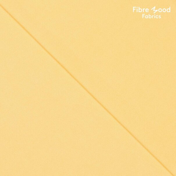 Stone washed poplin - custard