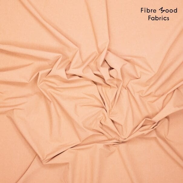 Fibre Mood Stone washed poplin - peach