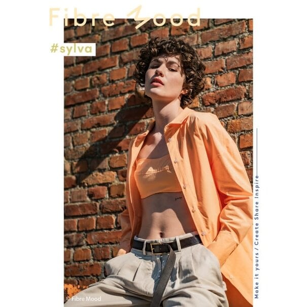 Fibre Mood Stone washed poplin - peach