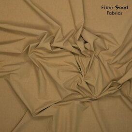 Stone washed poplin - brown