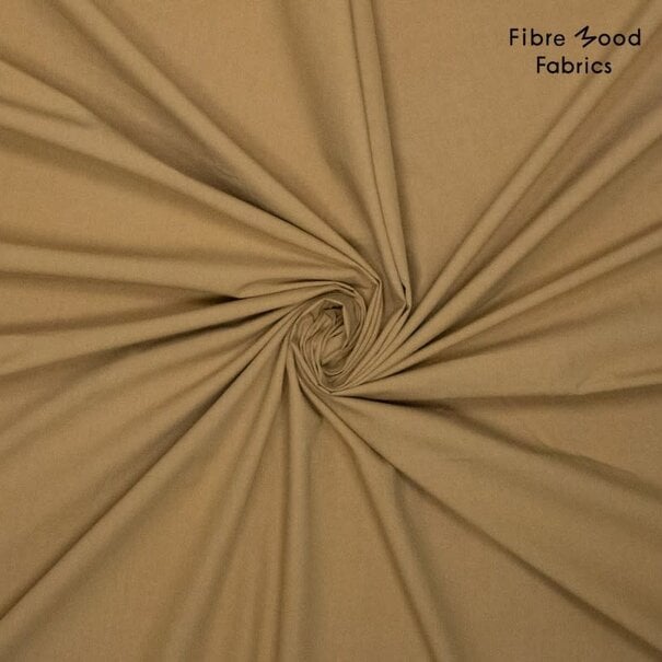 Fibre Mood Stone washed poplin - brown