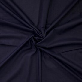 Katoen batist - midden indigo