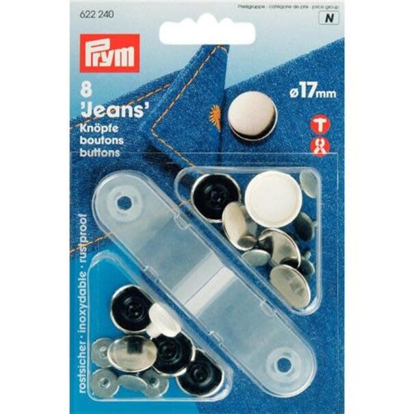 Prym Jeans knopen 17 mm