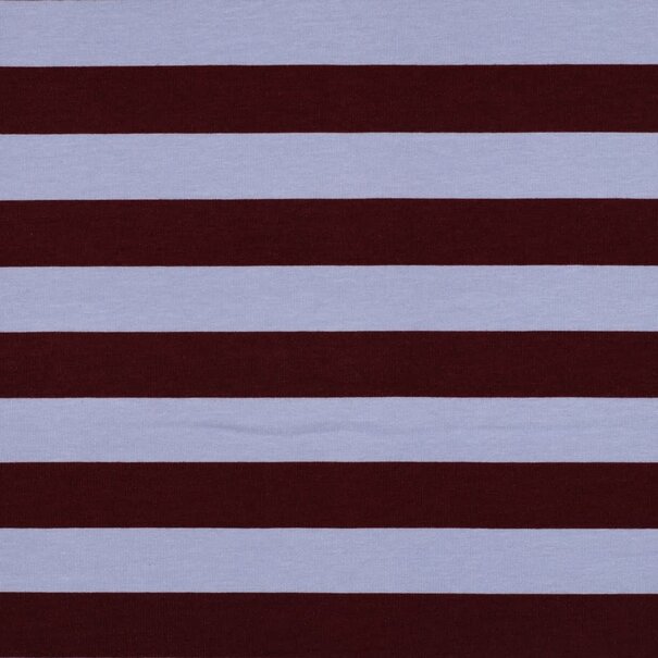 Soft sweat stripes - burgundy