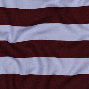 Soft sweat stripes - burgundy